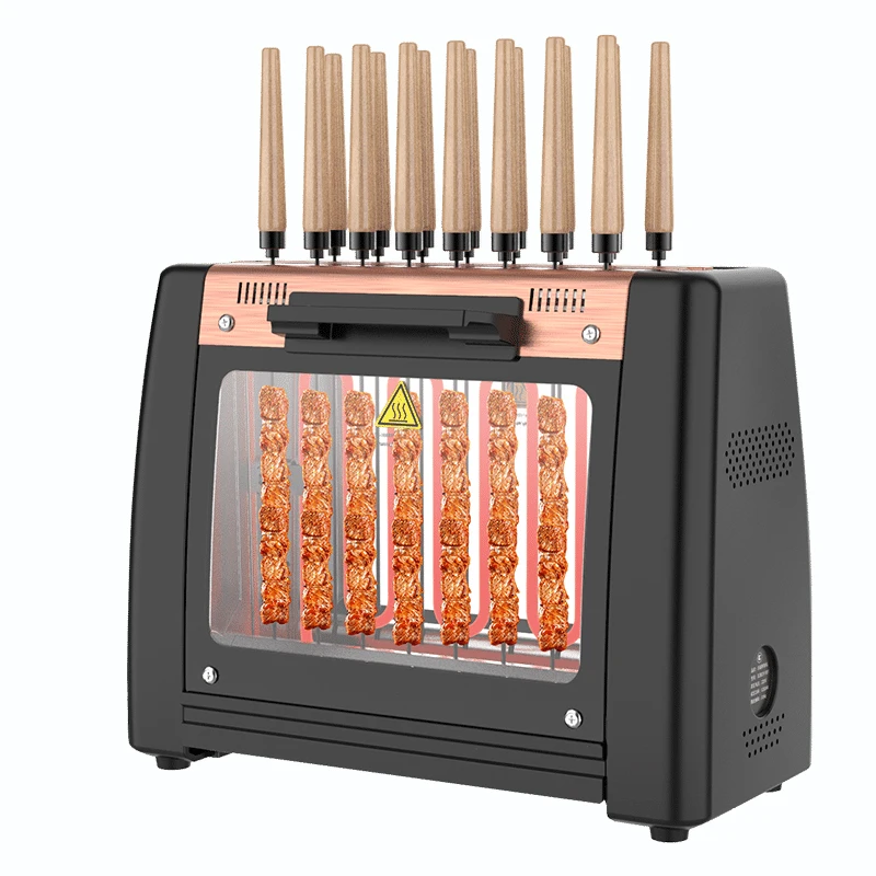 Electric Barbecue Machine Smokeless Grill Automatic Rotation Oven Home Commercial Skewers | Бытовая техника