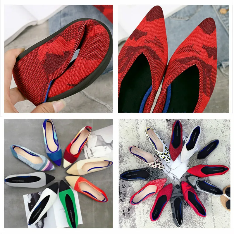 Женские повседневные туфли с острым носком на плоской подошве женские слипоны