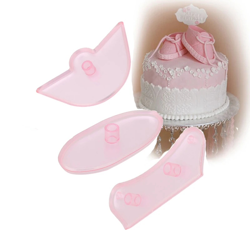 

1Set Baby Birthday Sneaker Shoe Silicone Mold Fondant Cake Decorating Tools Embosser Cookie Cutter Sugarcraft Mould