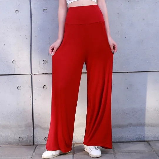 

Lounge wear new loose wide leg pants spring autumn sleepwear pajamas pant women casual modal cotton bottoms womens long pant