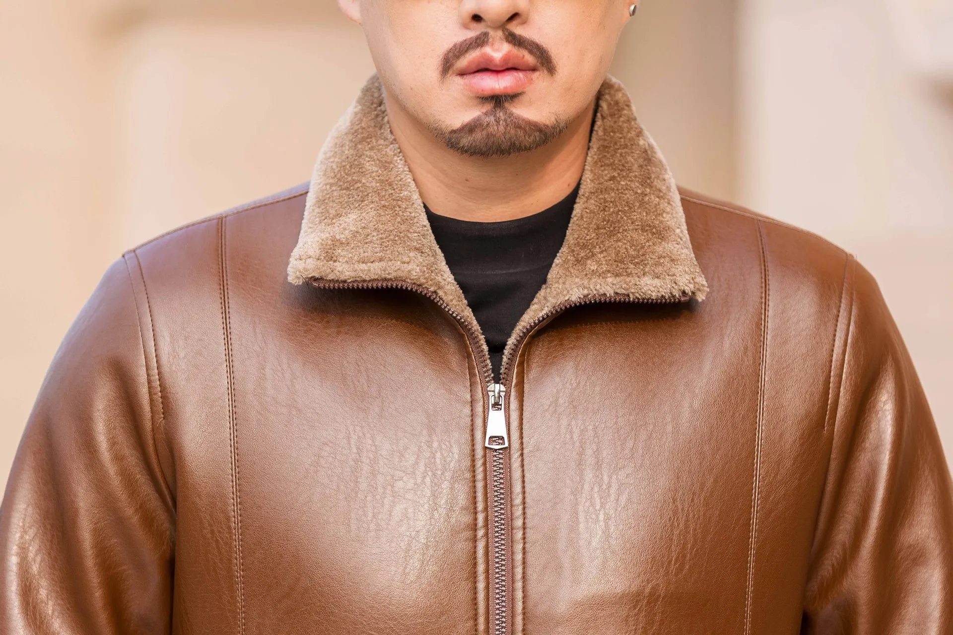 Мужские кожаные куртки зимние теплые флисовые пальто утепленная теплая верхняя одежда на молнии мотоциклетная мужская куртка мужская брендовая одежда 50-62