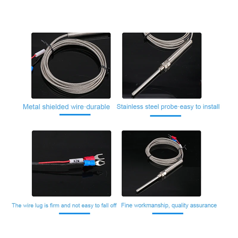 Термостойкий провод типа к E датчик температуры для промышленного контроля |