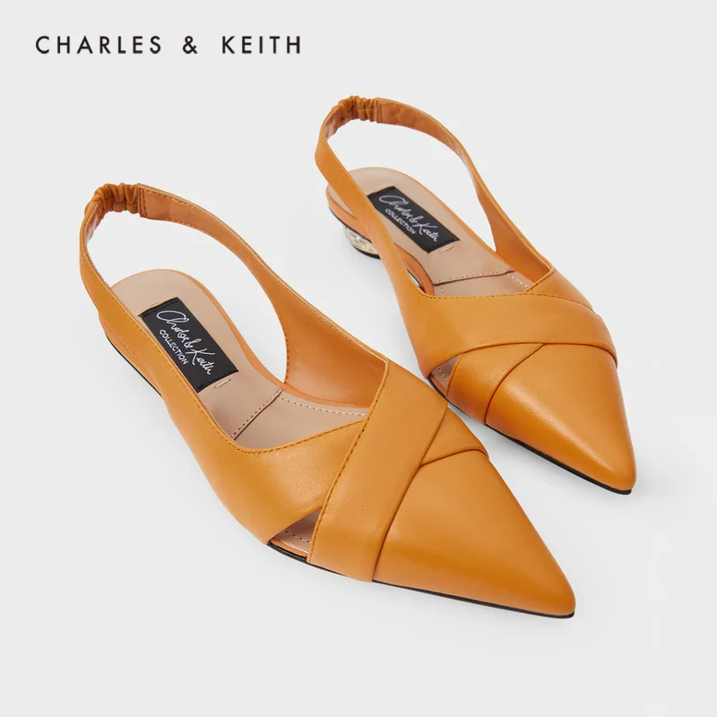 CHARLES＆KEITHNew Arrival for Spring Summer 2020SL1 71720036 Women sandals pointed toe Sandles &quotMules"|Боссоножки и