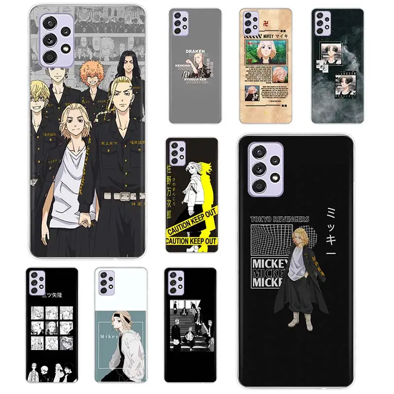 

Tokyo Avengers Cartoon Phone Case Funda For Samsung Galaxy A51 A71 A02S A91 A81 A50 A70 A30 A40 A10S A20E A90 A80 Cover Coque