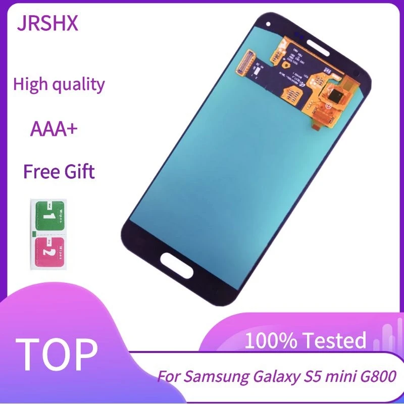 

New Super AMOLED LCDs For Samsung Galaxy S5 Mini G800 G800F G800H LCD Screen Display Touch Digitizer Assembly