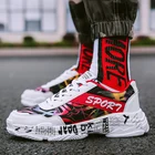 Мужская обувь, модные новые белые кроссовки, летняя парусиновая обувь, мужские удобные массивные кроссовки, мужская обувь для тренировок