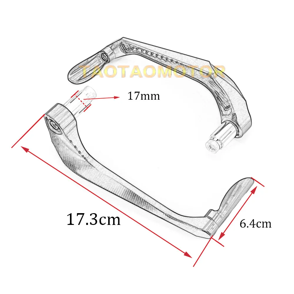 Защитная накладка на рычаг тормоза и сцепления 7/8 дюйма|kawasaki protector|yamaha protectorhonda