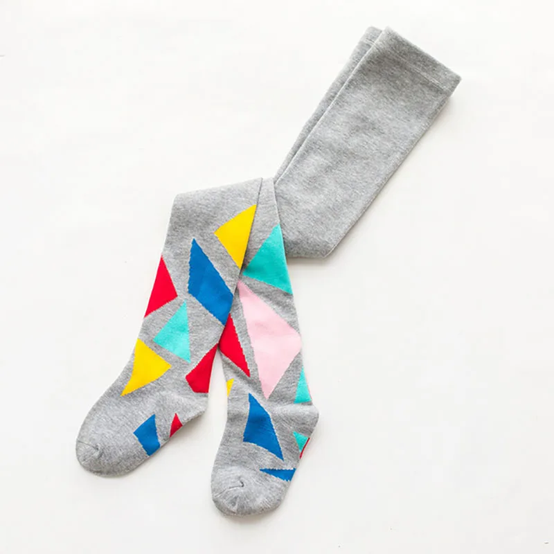 SLKMSWMDJ/Детские леггинсы осенне-зимние детские колготки с геометрическим рисунком