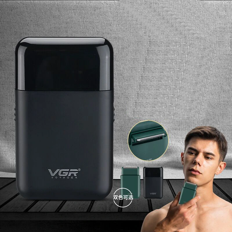 

Мини Usb триммер для бороды подарок бойфренд VGR для лица Бритва для мужчин электрическая Безопасная бритва Водонепроницаемая вращающаяся ма...