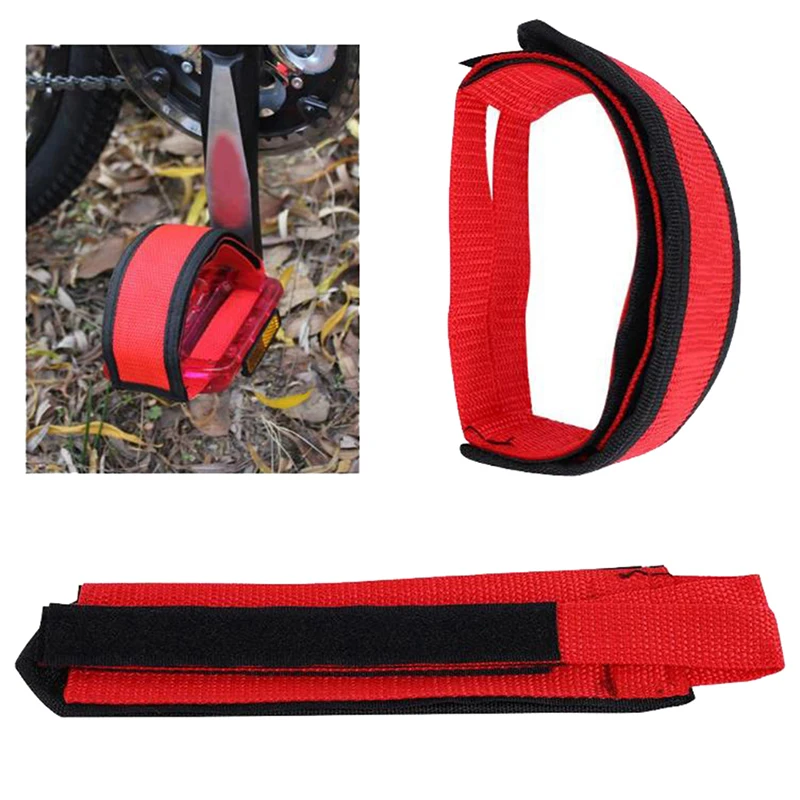 

1pair Bike Cycling Cover Nylon Bicycle Pedal Straps Toe Clip Foot Strap Belt Adhesivel Bicycle Pedal Tape Fixed Gear