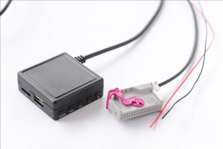 Автомобильный Bluetooth 5,0 RNSE головное устройство беспроводной Bluetooth Aux микрофон адаптер TF USB флэш-накопитель для Audi A3 A4 A6 A8 TT R8 RNS-E