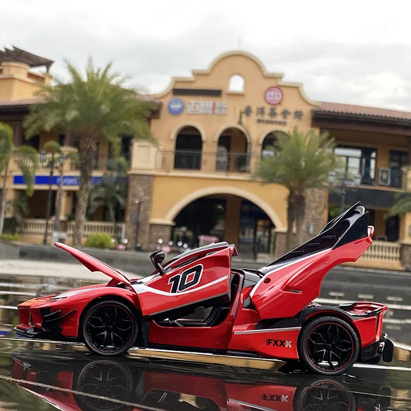 

NEW 1:32 Ferrari Laferrari FXX K Sports Car Alloy Car Model Diecasts Metal Toy Vehicles Model Simulation Car Toys For Kids Gift