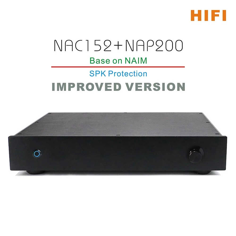 Улучшенная версия NAC152+ NAP200 комбинированная усилительная база питания на NAIM 75W+ 75W с защитой SPK