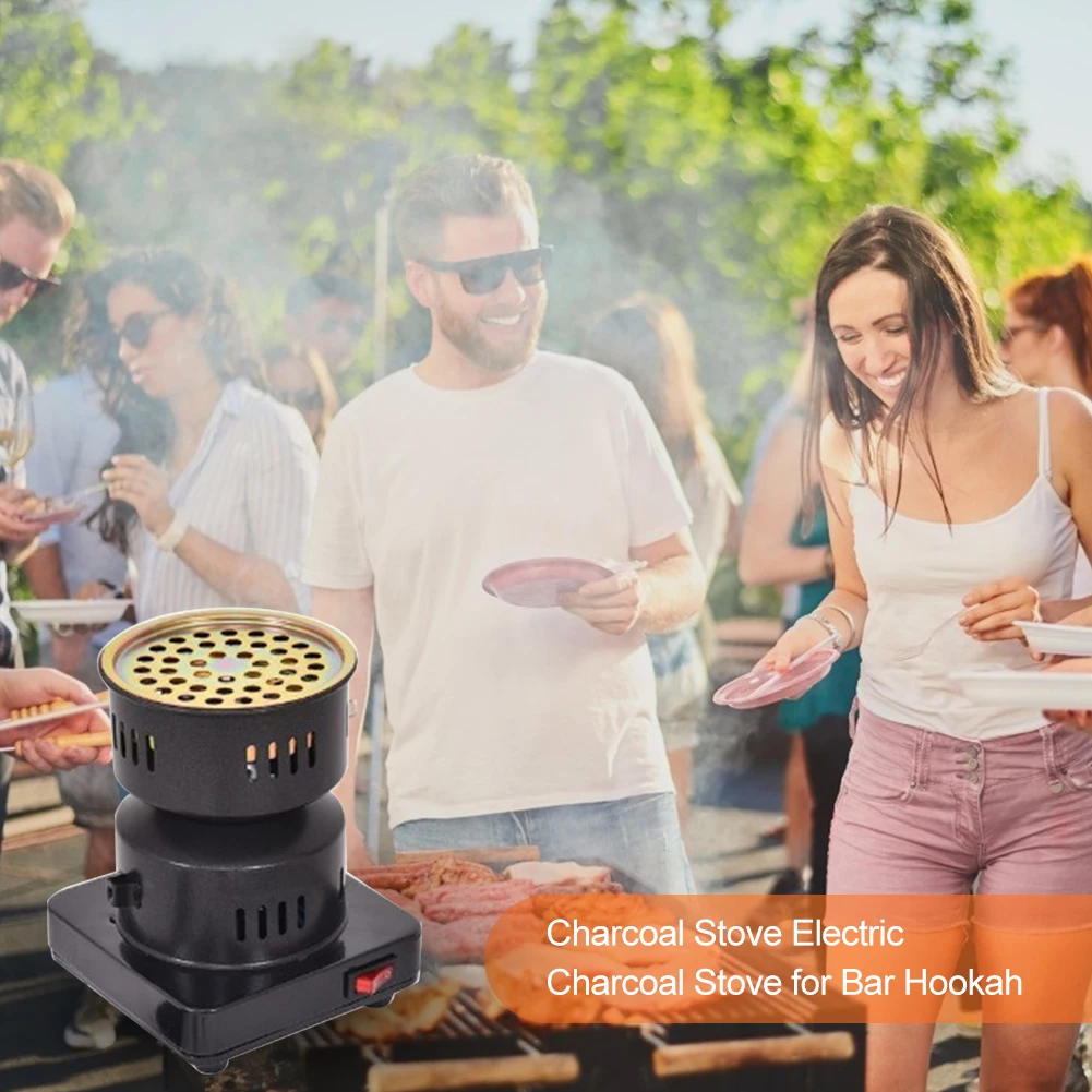

Electric Hot Plate Heater Portable Shisha Hookah Cooking Coffee Burner Stove Outdoor Camp for Friends Party Supplies