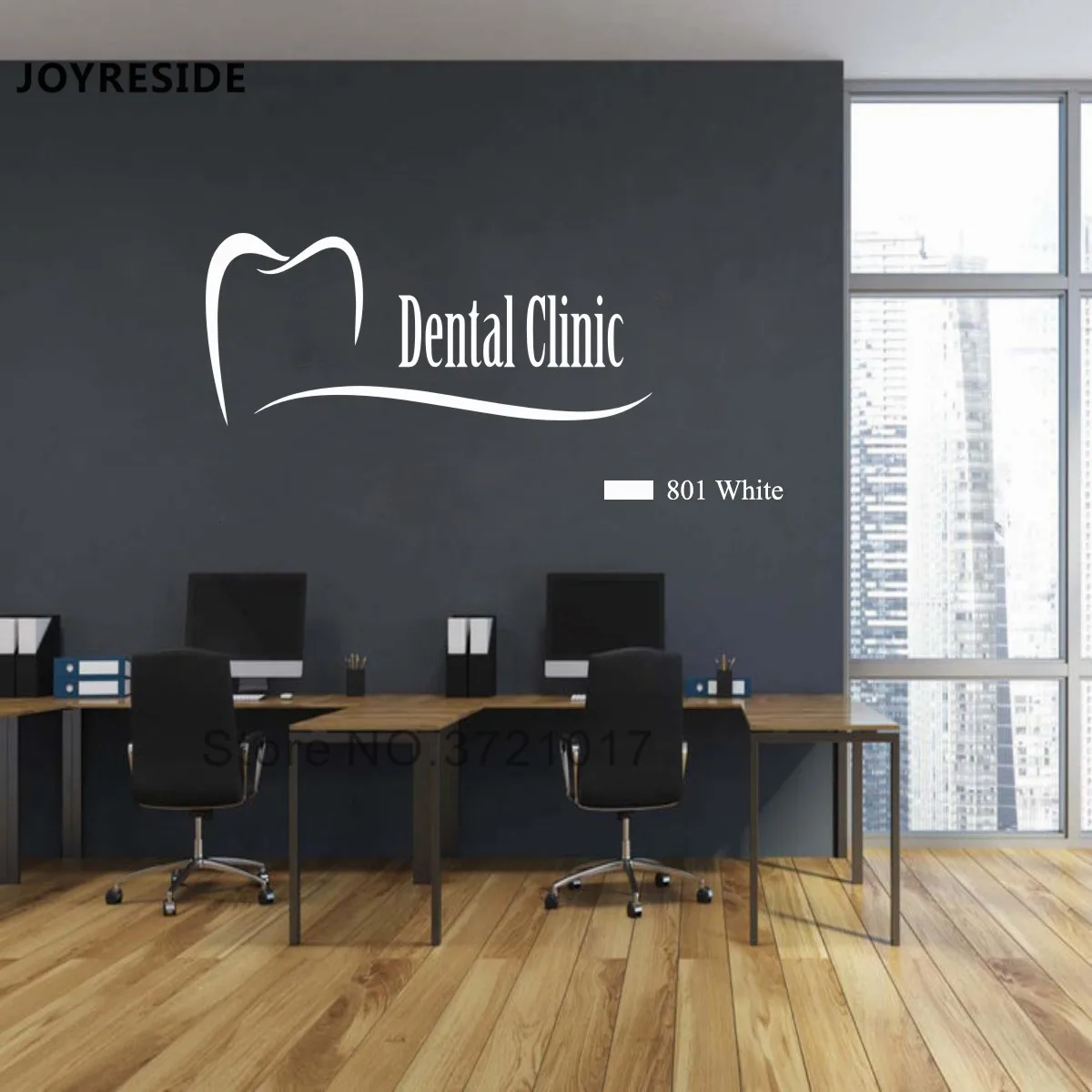 Виниловые наклейки для стоматологической клиники joyestebe настенные виниловые