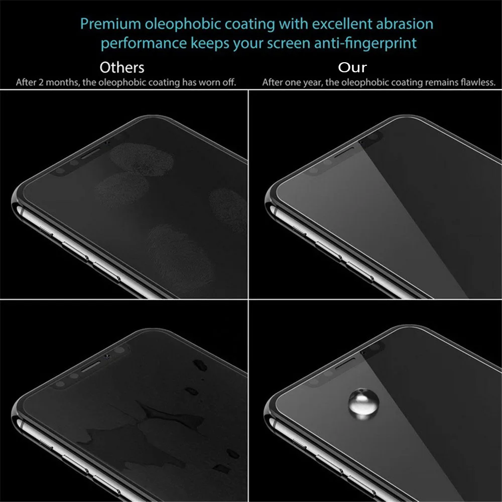 1 2 3 5 10 шт./лот закаленное стекло для iPhone 12 Mini X XS 11 Pro Max XR 7 8 SE 2020 Новинка 6 6s Plus