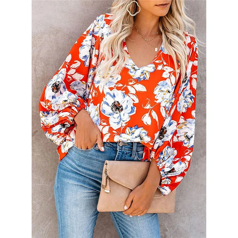 Женская Повседневная футболка с принтом свободная Сексуальная длинным рукавом в