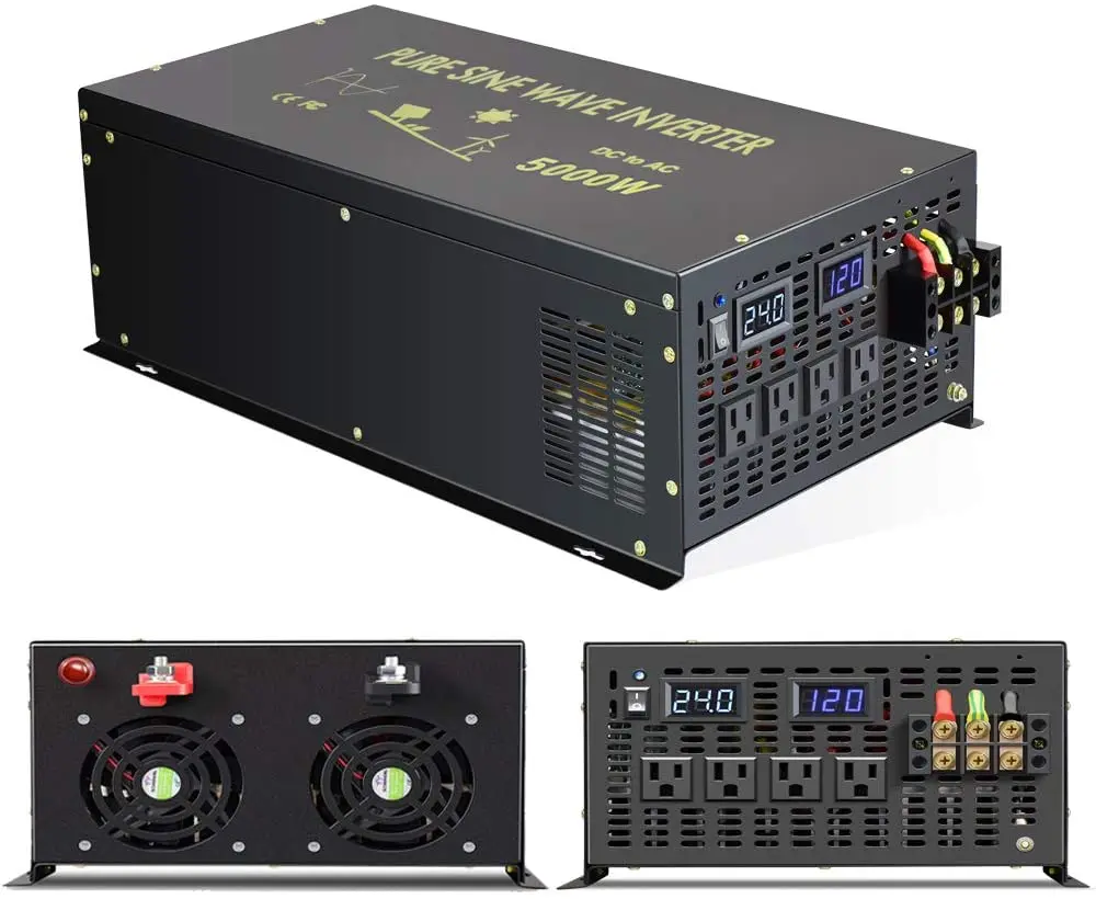 Автономный солнечный инвертор немодулированного синусоидального сигнала от 24 В