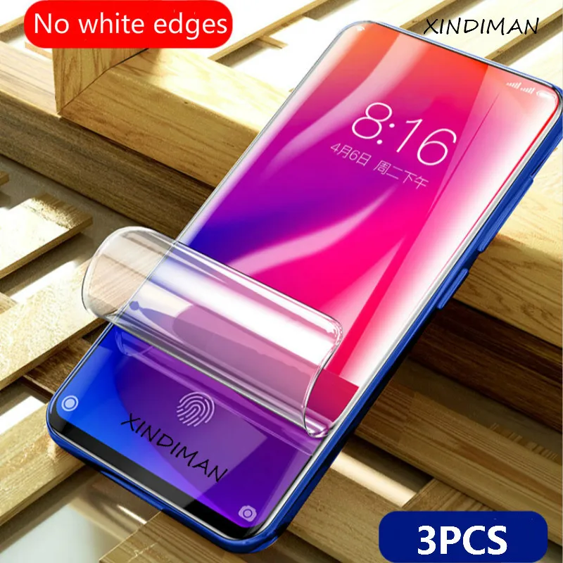 3 шт передняя + задняя Гидрогелевая пленка для xiaomi redmi K20 K20pro Защитная камеры