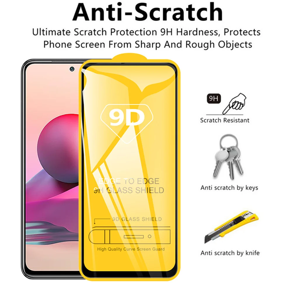 redmi note 12 Glass for Xiaomi Redmi Note 11 pro 5g Screen Protector 11s 10s 10 redmi note 11 pro Cristal redmi note 12 pro
