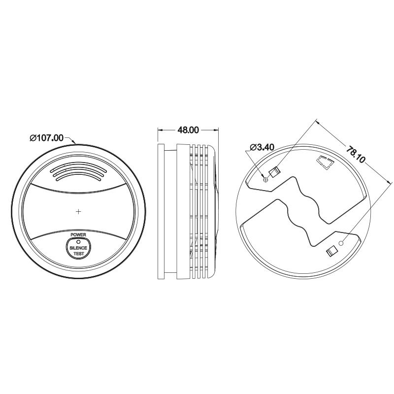 WIFI детектор дыма Tuya APP датчик Пожарной Сигнализации Для Android IOS дистанционное