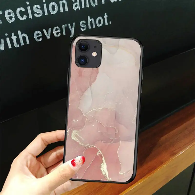 

Marble Texture Phone Case For Iphone 6 6s 7 8plus X Xr 11 12 Mini Pro Max Cover Fundas Coque