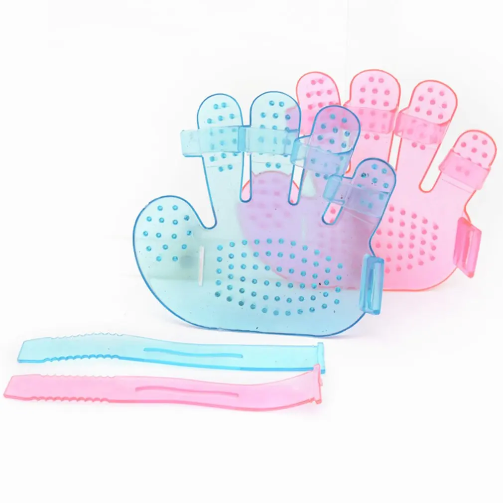 

Five Finger Bath Massage Brush Pet Bath Brush Beauty Cleaning Supplies Five Finger Shampoo Brush Pet Comb