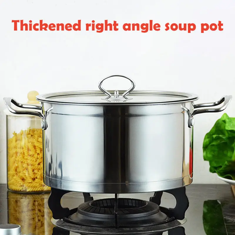 

14cm Cookware Stainless Steel Pot 0.7L Double Bottom Soup Pot Nonmagnetic Cooking Multi-purpose Cookware Non-stick Pan General