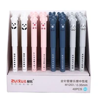 4 pieces piece cute panda pink mouse blue erasable pen gel ink pen school office supplies stationery stationery school station