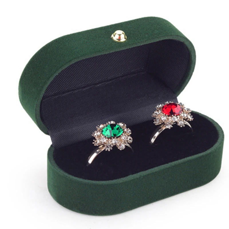 Velvet Silk Pair Ring Box Wedding Ring Box Single Ring Box Wedding Proposal Farewell Jewelry Box