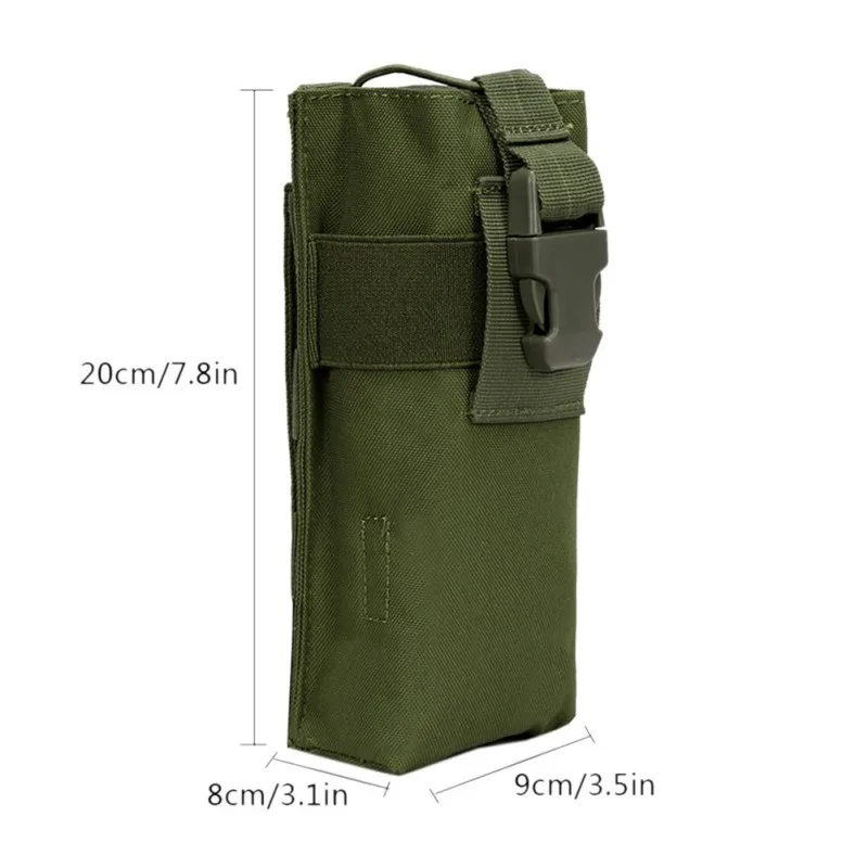 

2021 Outdoor Sports Hunting Military Tactical Airsoft Paintball Molle Radio Talkie Water Bottle Canteen Bag Pouch