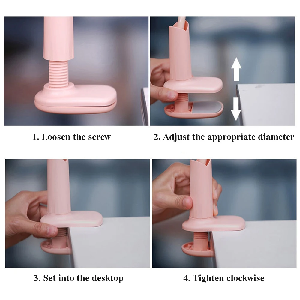 2020 перезаряжаемый на 360 градусов портативный мини-вентилятор со светодиодным