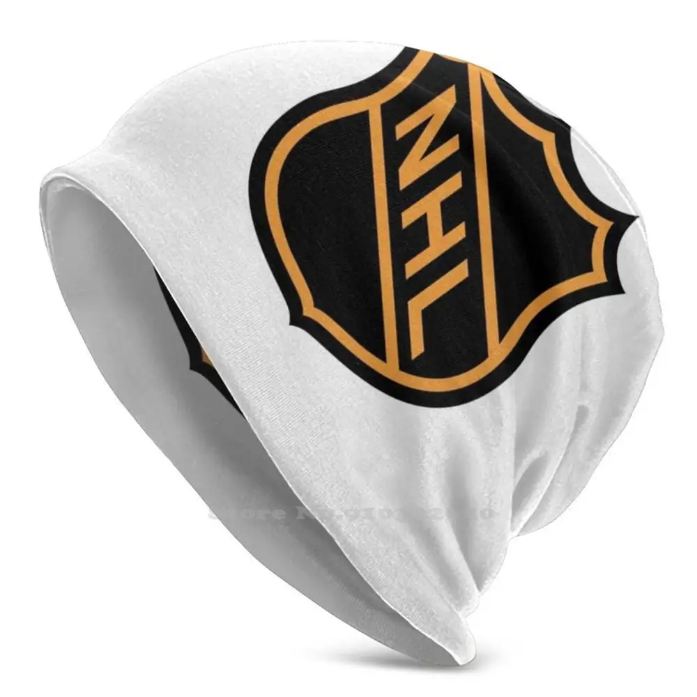 

Vintage Logo Unisex Beanies Windproof Hedging Cap Hockey Puck Gretzky Vintage Sports Mcdavid Ovechkin