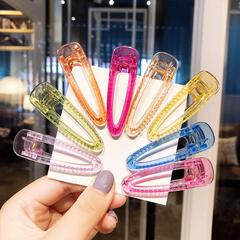 

3PCS/SET Hair Pin Transparent Candy Color Summer Hair Clip Women Dancing Party Holiday Hair Accessories Seaside Dress Up