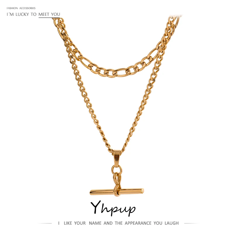 

Женское Ожерелье из нержавеющей стали, с подвеской геометрической формы