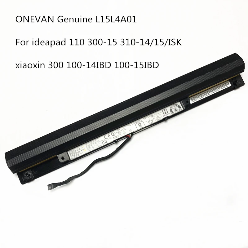 

Новый аккумулятор L15L4A01 для Lenovo Ideapad V4400 300-14IBR 300-15IBR 300-15ISK 100-14IBD 300-13ISK L15S4E01 L15S4A01
