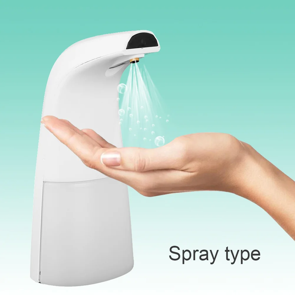 

Foam Soap Dispenser 270ml Hand Wash Washer Infrared Sensing Automatic Portable Foam Liquid Soap Dispenser for Bathroom Kitchen