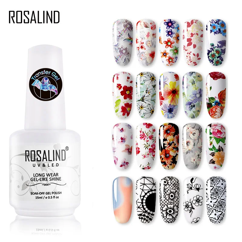 Розалинд передачи Гель лак для ногтей Стикеры гибридный грунтовка УФ лампа