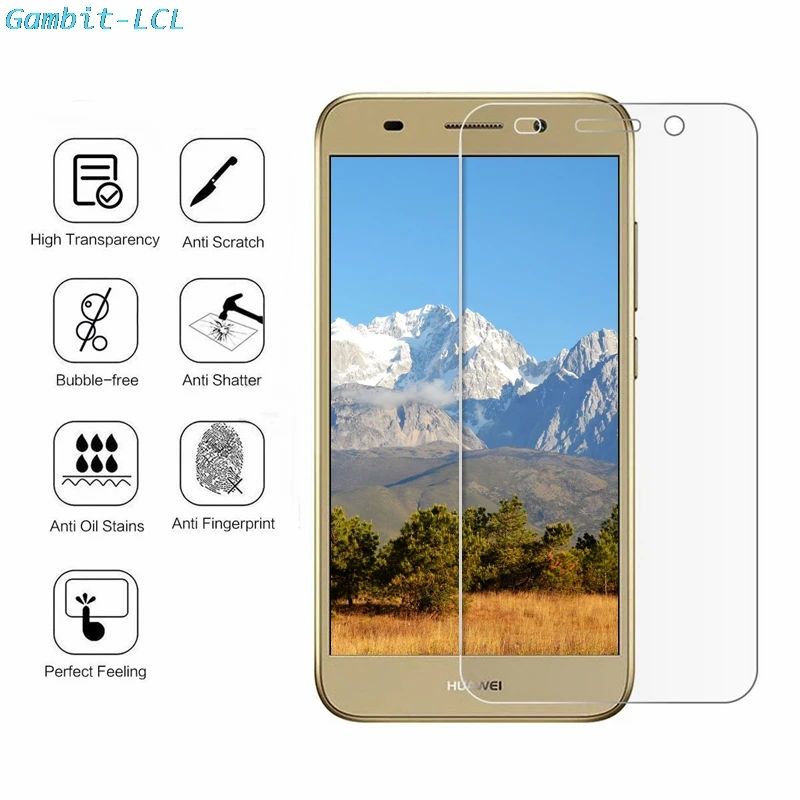 For Tempered Glass Huawei Y6 II 5.5" Screen Protector For Huawei Y6II CAM-L23/CAM-L21/CAM-L03  Protective Film