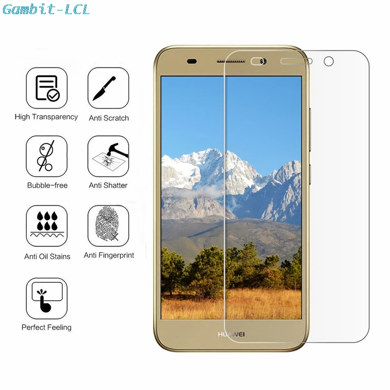 Для закаленного стекла Huawei Y6 II 5 дюйма Защитная пленка для экрана Y6II CAM L23/CAM L21/CAM L03