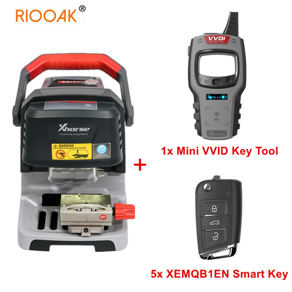 

Xhorse Condor Dolphin XP005 Key Cutting Machine Works on Phone Application with 1pc free VVDI mini key tool