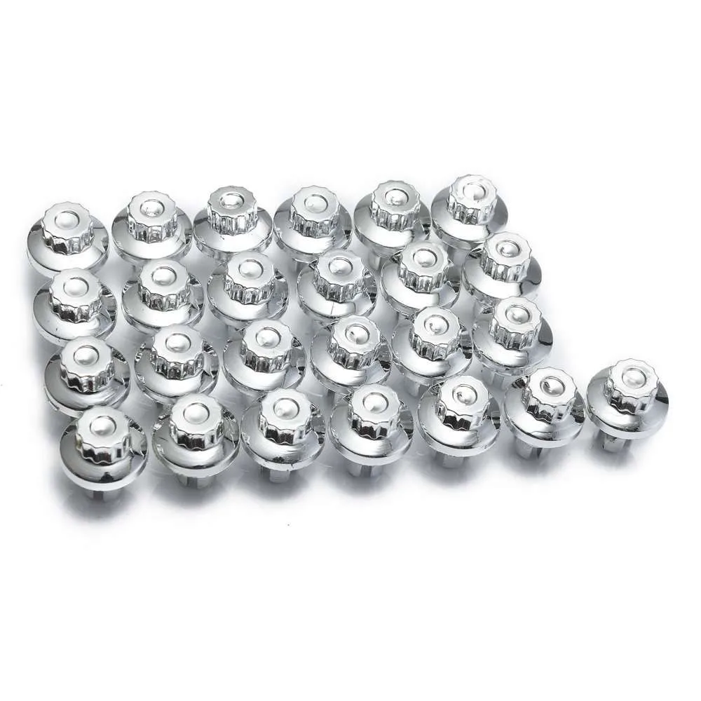 JQTUNING 25pcs/лот Пластик Спайк колеса с заклепками подходит AH серии Ds колесо крышка