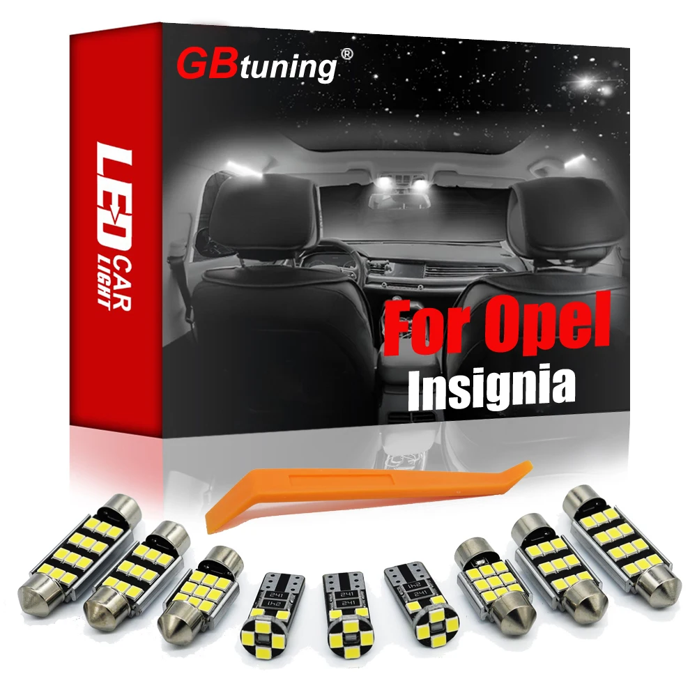 

GBtuning светодиодная интерьерная с Canbus светильник Kit 20 шт. для Opel Insignia седан универсал Хэтчбек 2008-2016 детали для автомобильной двери лампы для чт...