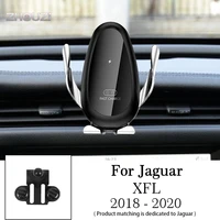 car wireless charger car mobile phone holder air vent mounts stand bracket for jaguar xfl 2018 2019 2020 auto accessories
