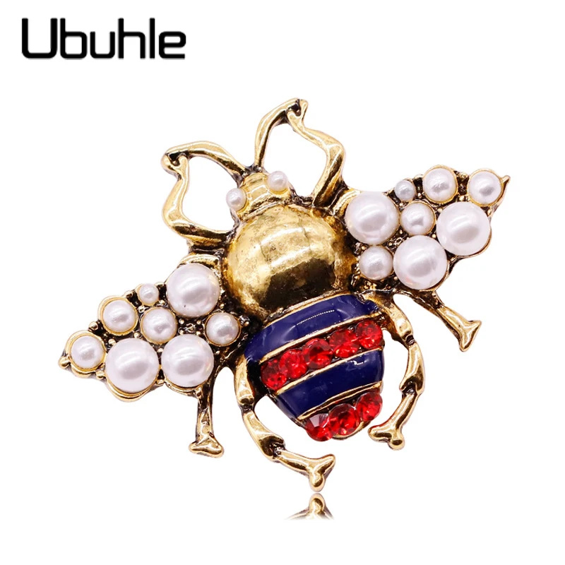 Новинка трендовая большая брендовая брошь в виде пчелы модный искусственный