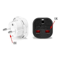 universal uk to eu plug converter 250v ac power adapter charger travel adapter eu plug adapter british scoket outlet wall plug