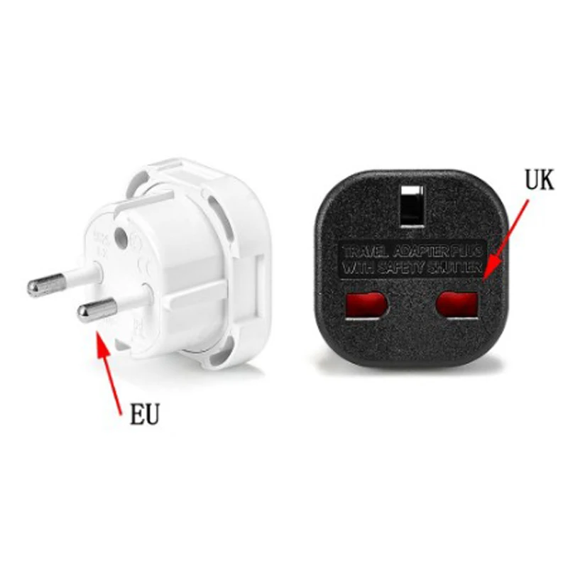 Универсальный Переходник из Великобритании в ЕС 250 В адаптер питания переменного