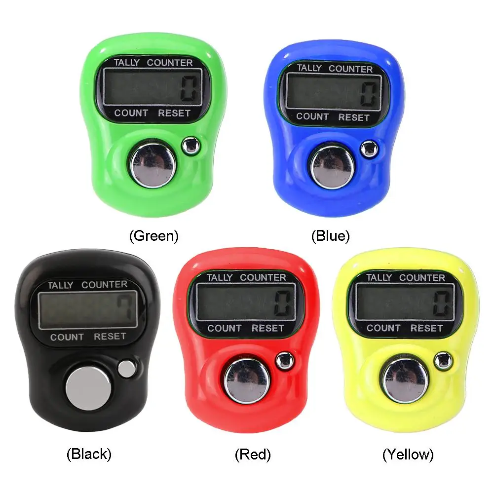 1Pcs Portable Electronic Digital Counter Mini LCD Hand Held Finger Ring Tally Stitch For Sewing Knitting Weave Tool | Инструменты