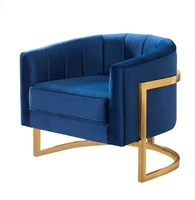nordic fashion high leg beauty salon sofasmall apartment living room creative iron and fabric art designer chair