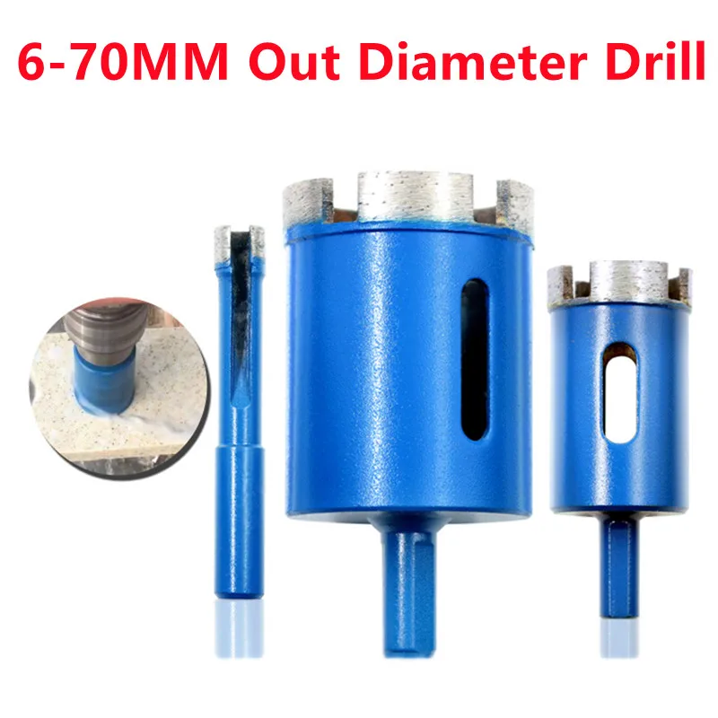 

Паяная сухая дрель, многофункциональный мраморный витрифицированный кирпич, гранит, стекло, глазная сушилка, отверстие для отверстий 6, 8, 10, ...